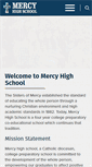 Mobile Screenshot of mercy-high.org